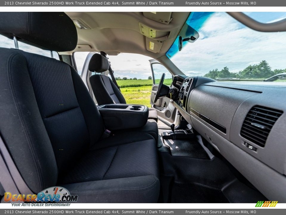 Front Seat of 2013 Chevrolet Silverado 2500HD Work Truck Extended Cab 4x4 Photo #29