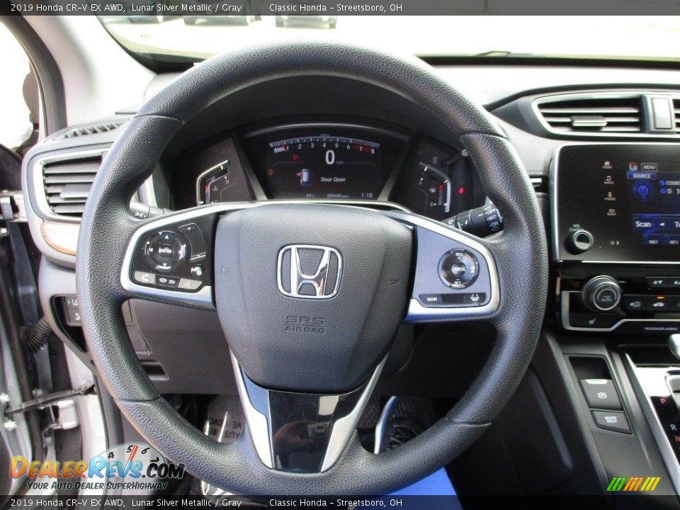 2019 Honda CR-V EX AWD Lunar Silver Metallic / Gray Photo #30