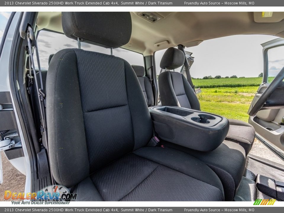 Front Seat of 2013 Chevrolet Silverado 2500HD Work Truck Extended Cab 4x4 Photo #30