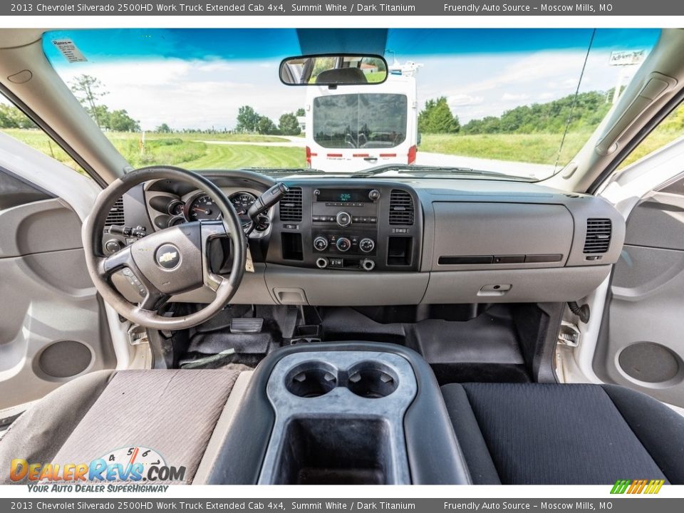 Dashboard of 2013 Chevrolet Silverado 2500HD Work Truck Extended Cab 4x4 Photo #31