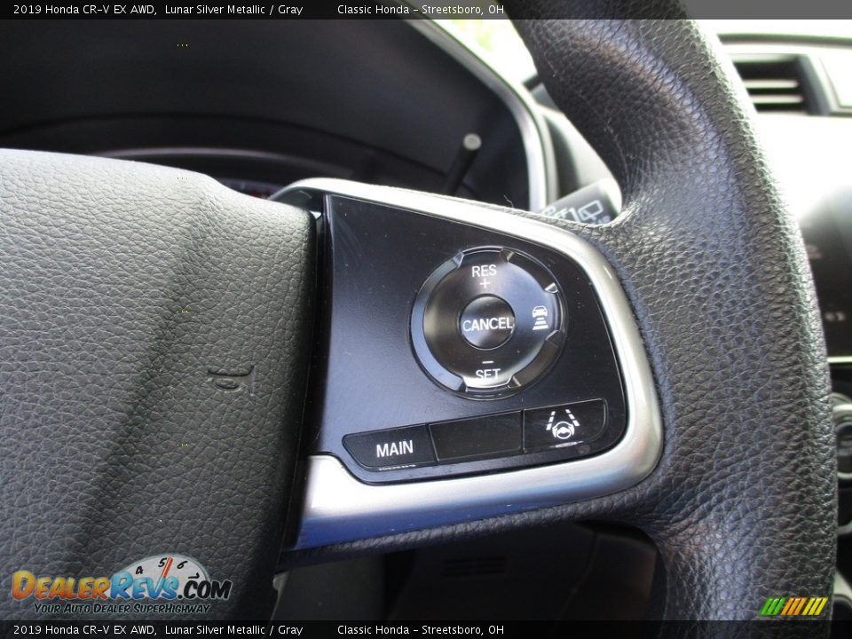 2019 Honda CR-V EX AWD Lunar Silver Metallic / Gray Photo #32