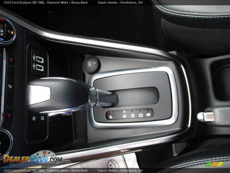 2020 Ford EcoSport SES 4WD Diamond White / Ebony Black Photo #32