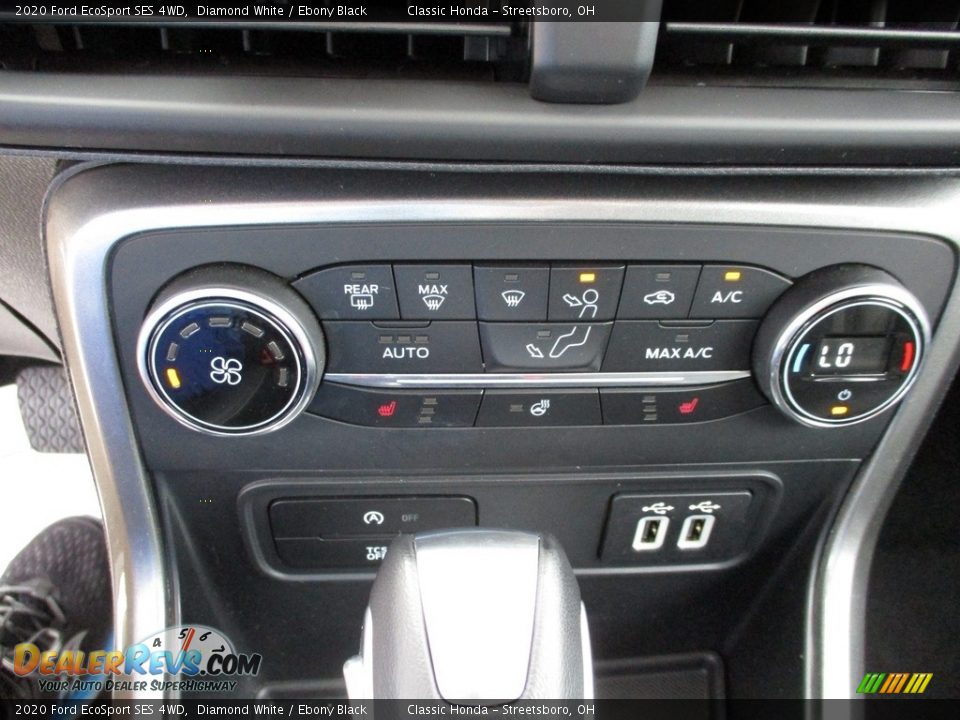 2020 Ford EcoSport SES 4WD Diamond White / Ebony Black Photo #33