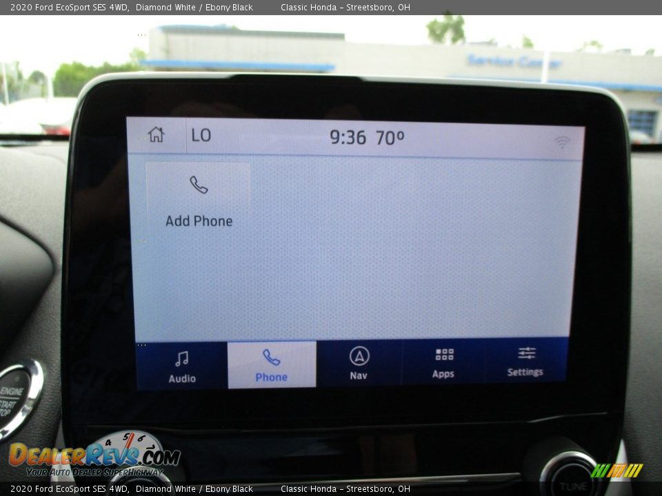 2020 Ford EcoSport SES 4WD Diamond White / Ebony Black Photo #35