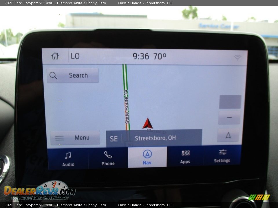 2020 Ford EcoSport SES 4WD Diamond White / Ebony Black Photo #36