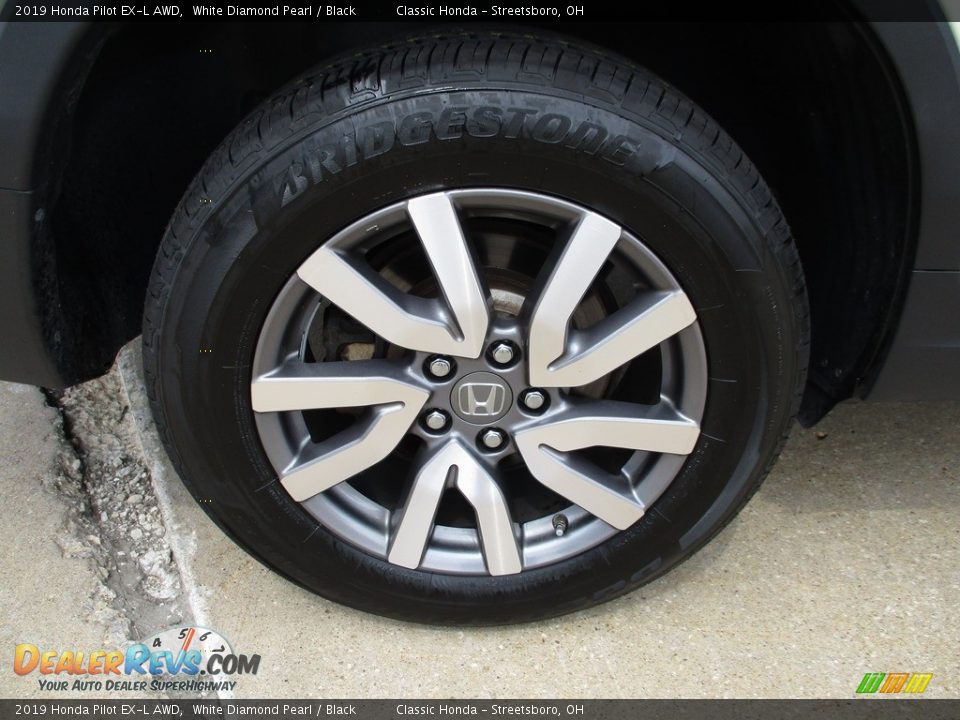2019 Honda Pilot EX-L AWD White Diamond Pearl / Black Photo #6