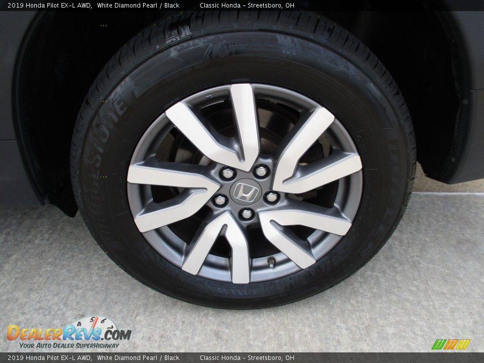2019 Honda Pilot EX-L AWD White Diamond Pearl / Black Photo #11