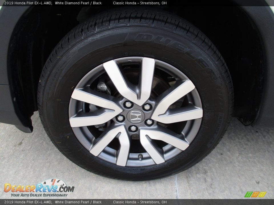 2019 Honda Pilot EX-L AWD White Diamond Pearl / Black Photo #12
