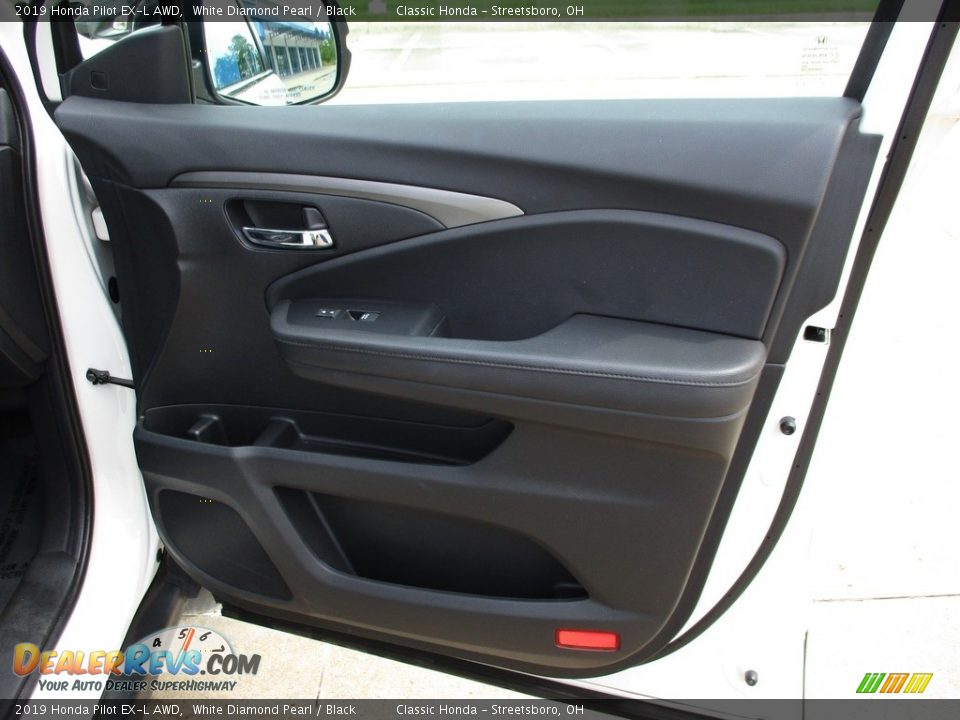 2019 Honda Pilot EX-L AWD White Diamond Pearl / Black Photo #14