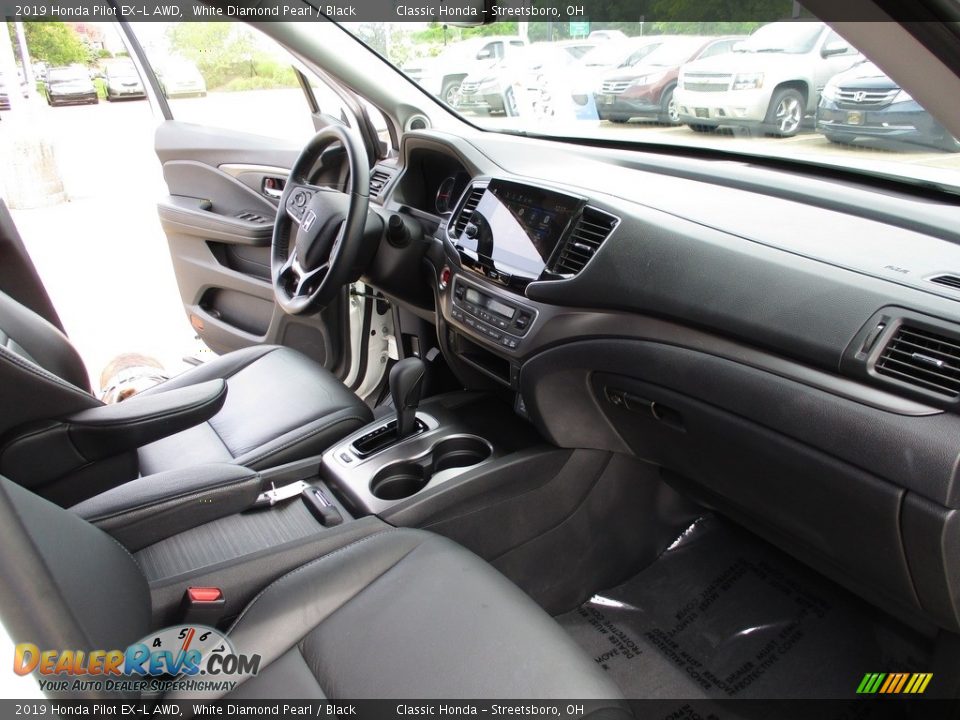 2019 Honda Pilot EX-L AWD White Diamond Pearl / Black Photo #15