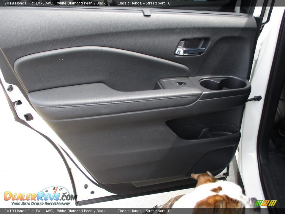 2019 Honda Pilot EX-L AWD White Diamond Pearl / Black Photo #24