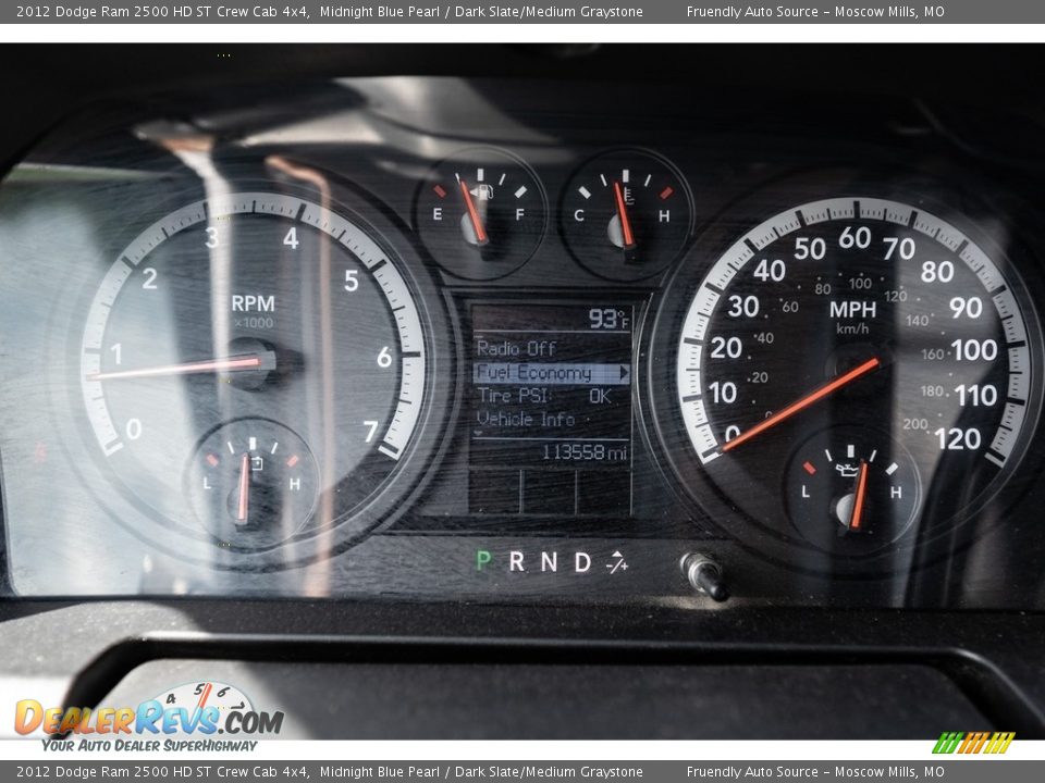 2012 Dodge Ram 2500 HD ST Crew Cab 4x4 Midnight Blue Pearl / Dark Slate/Medium Graystone Photo #36