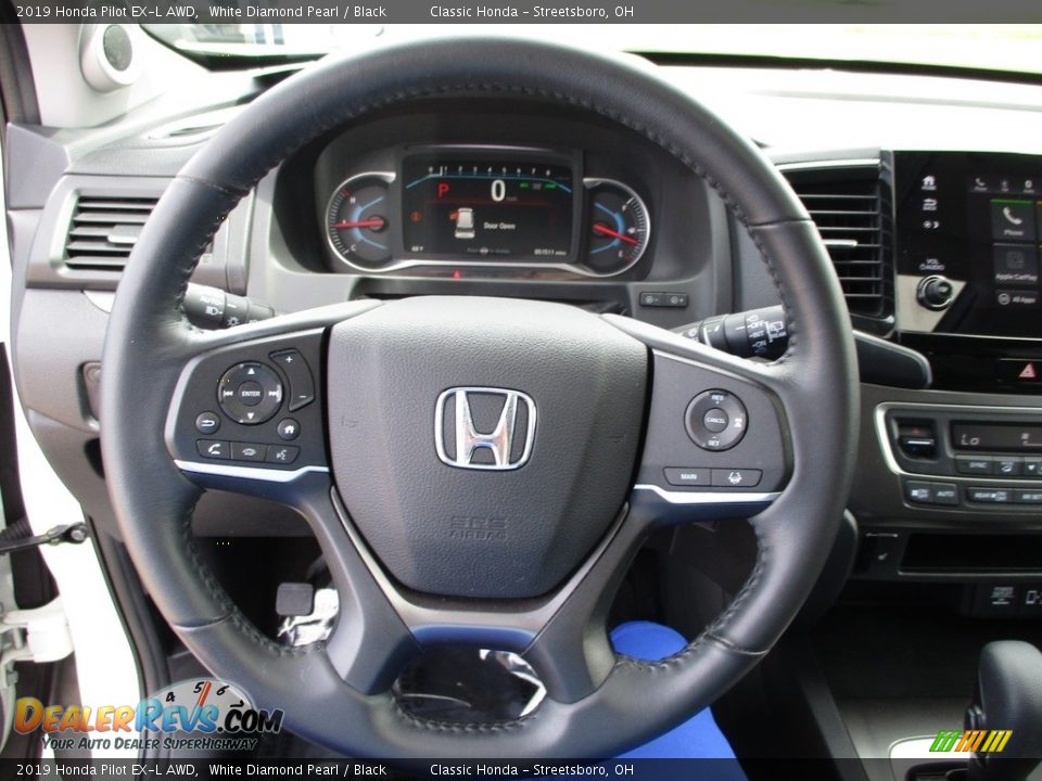 2019 Honda Pilot EX-L AWD White Diamond Pearl / Black Photo #33