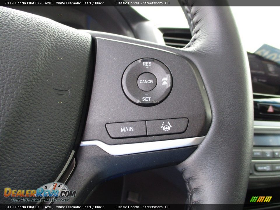 2019 Honda Pilot EX-L AWD White Diamond Pearl / Black Photo #35