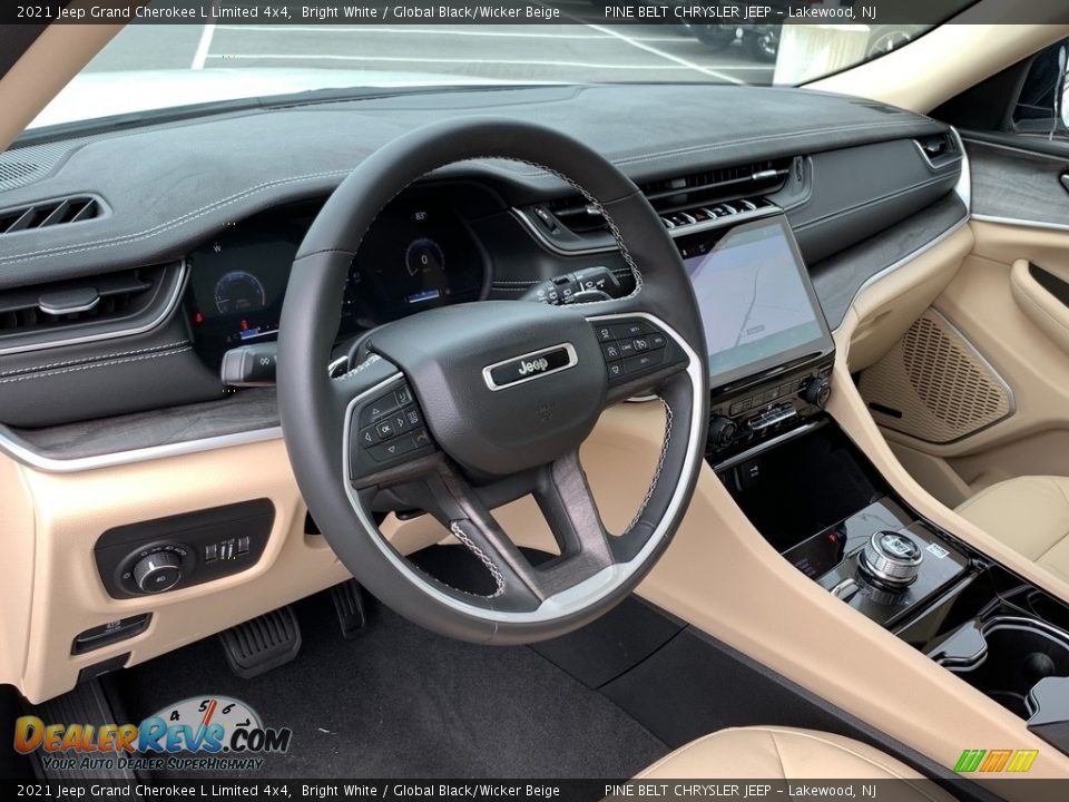 Dashboard of 2021 Jeep Grand Cherokee L Limited 4x4 Photo #13