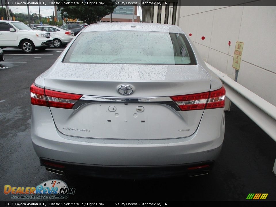 2013 Toyota Avalon XLE Classic Silver Metallic / Light Gray Photo #4