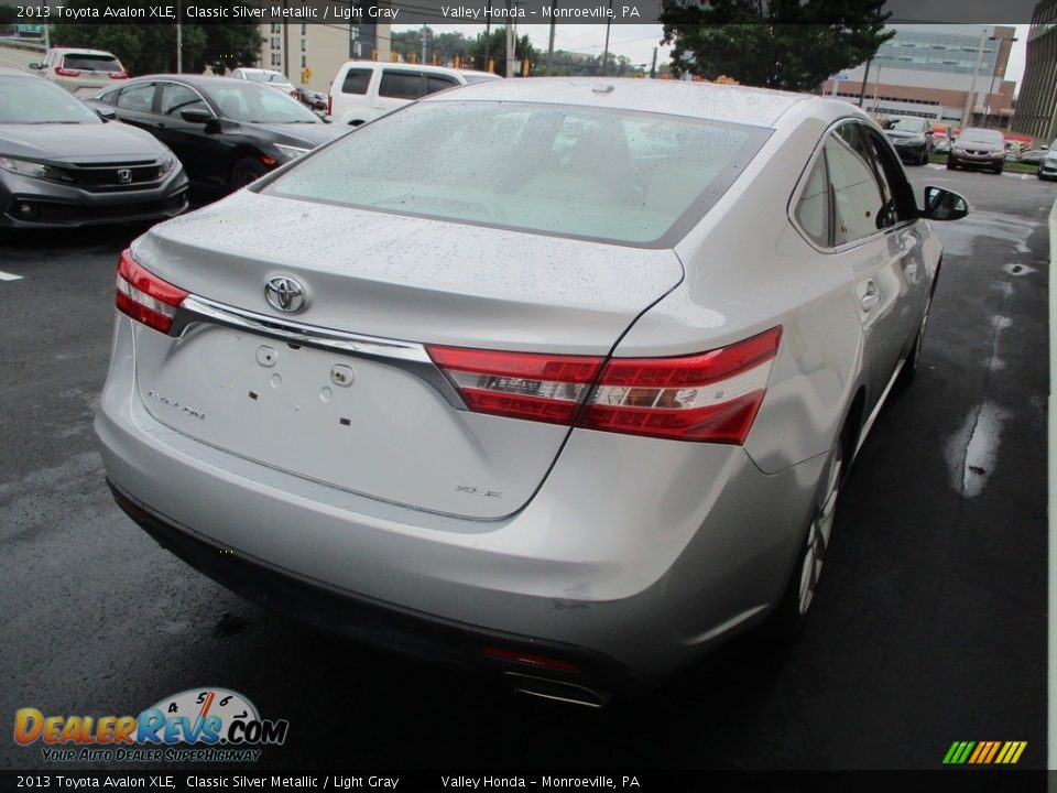 2013 Toyota Avalon XLE Classic Silver Metallic / Light Gray Photo #5