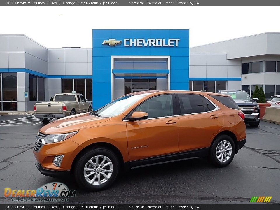 2018 Chevrolet Equinox LT AWD Orange Burst Metallic / Jet Black Photo #1