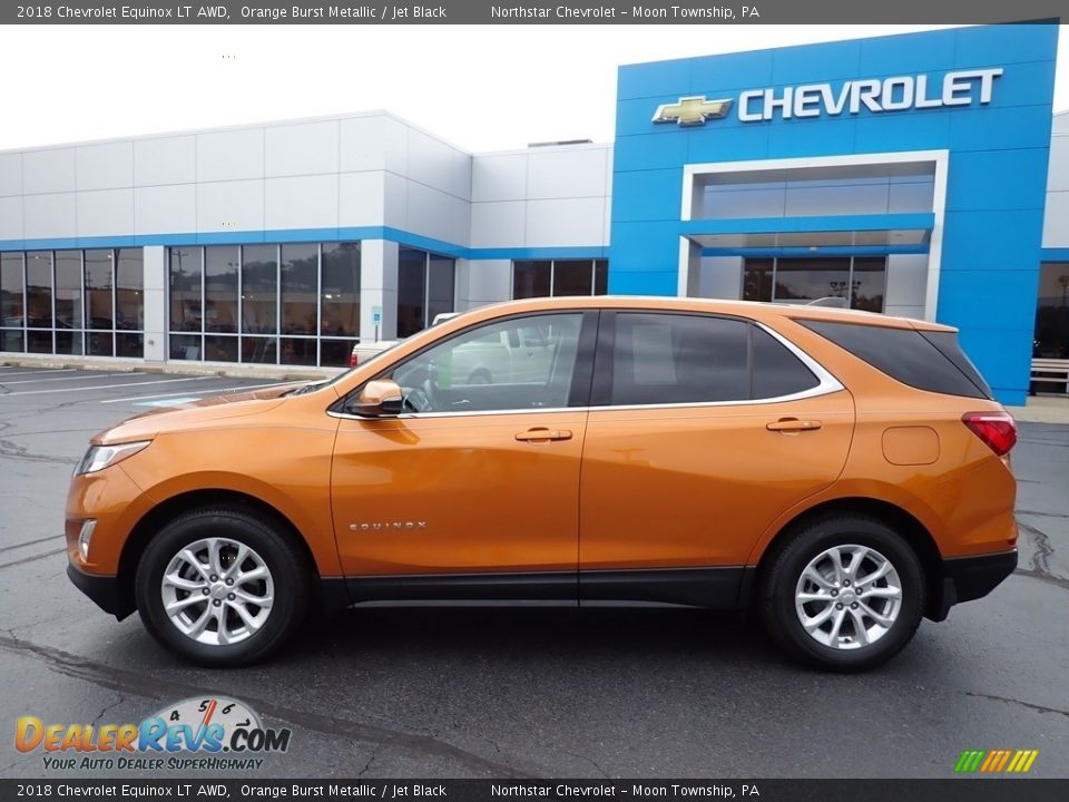 2018 Chevrolet Equinox LT AWD Orange Burst Metallic / Jet Black Photo #3