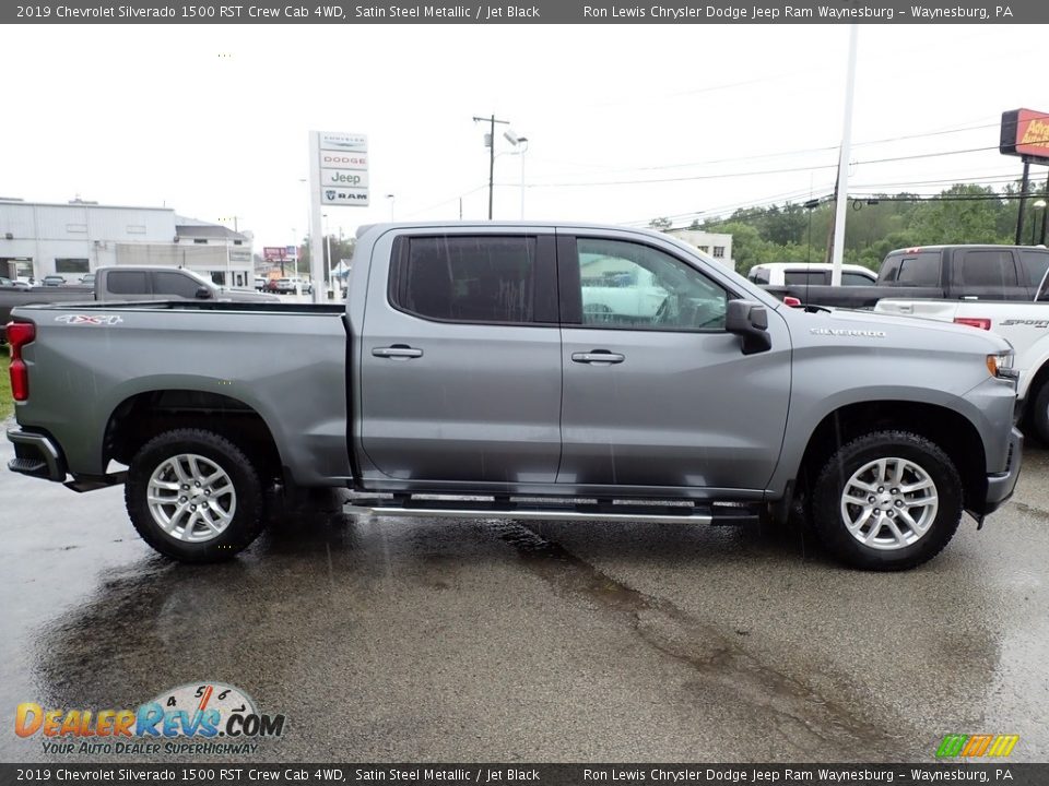 2019 Chevrolet Silverado 1500 RST Crew Cab 4WD Satin Steel Metallic / Jet Black Photo #6