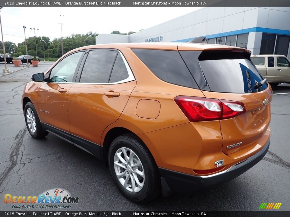 2018 Chevrolet Equinox LT AWD Orange Burst Metallic / Jet Black Photo #4