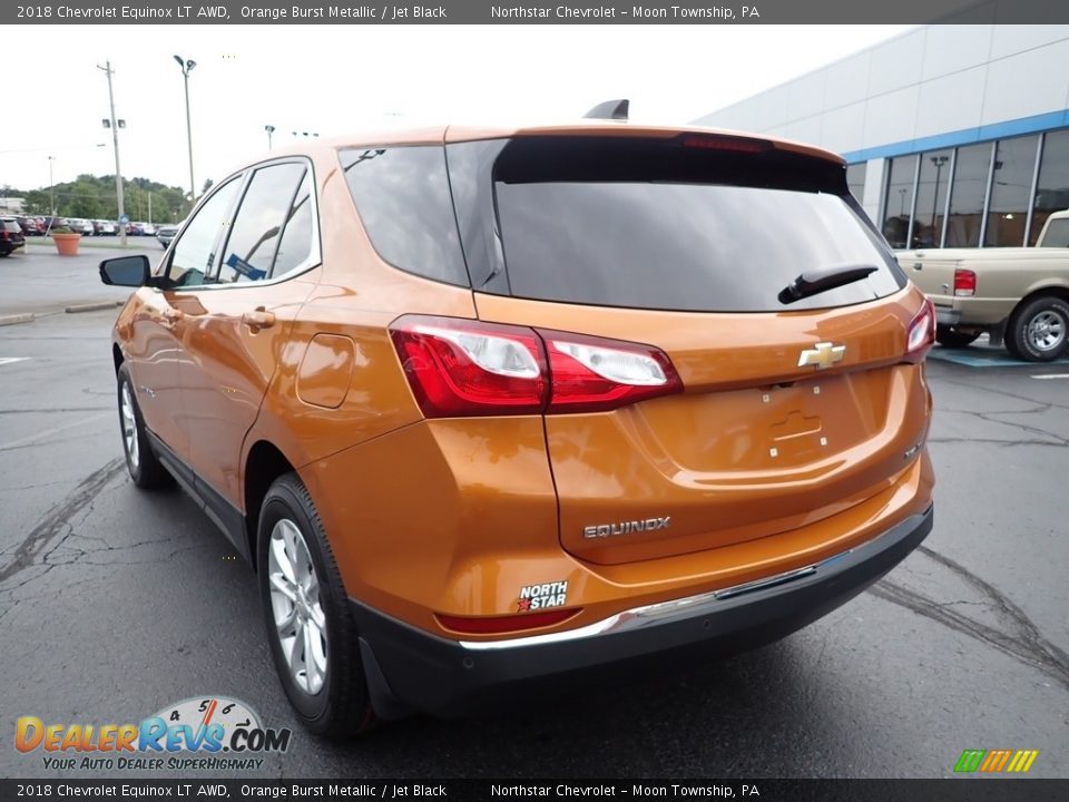 2018 Chevrolet Equinox LT AWD Orange Burst Metallic / Jet Black Photo #5