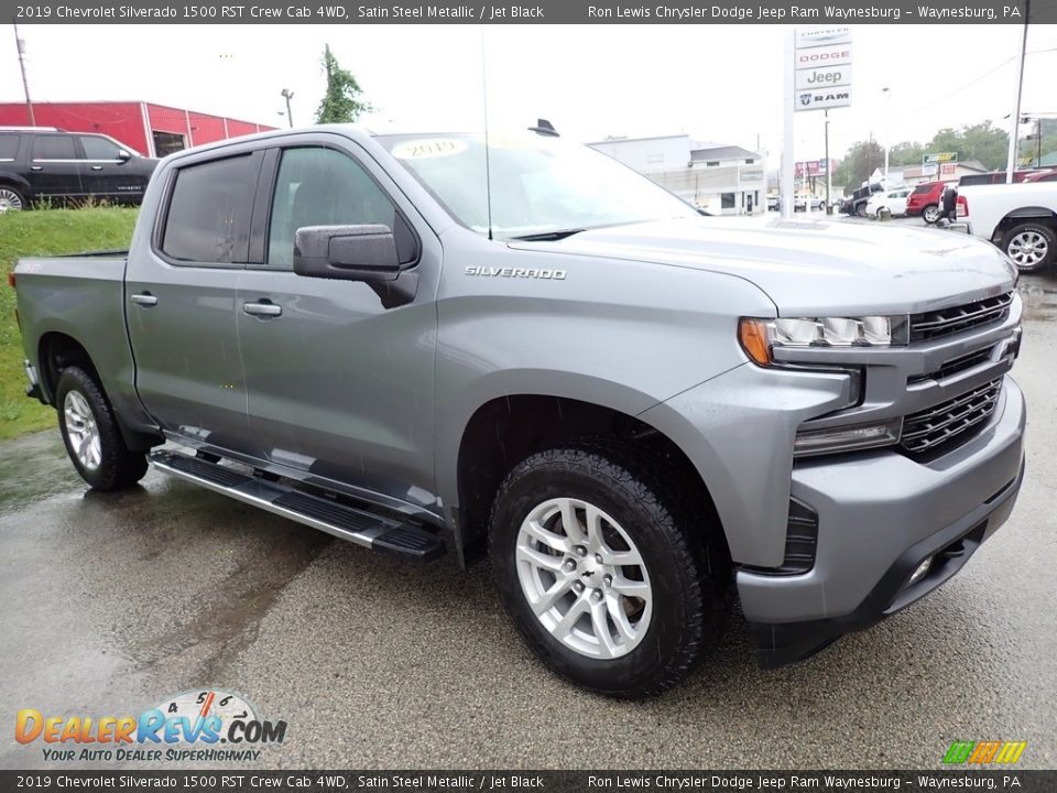 2019 Chevrolet Silverado 1500 RST Crew Cab 4WD Satin Steel Metallic / Jet Black Photo #7