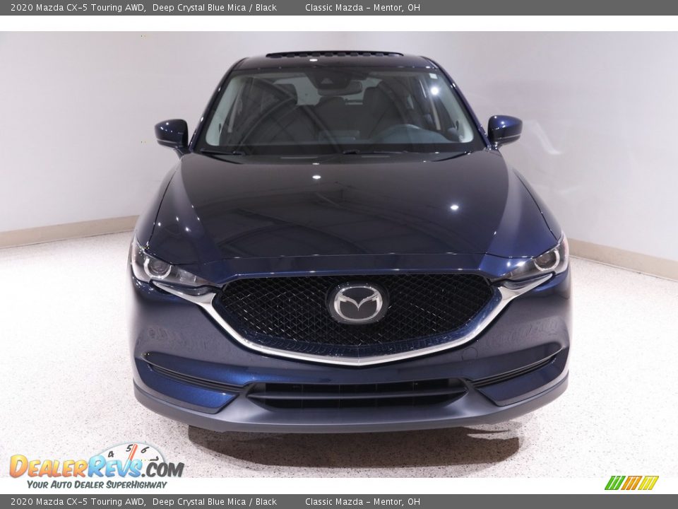 2020 Mazda CX-5 Touring AWD Deep Crystal Blue Mica / Black Photo #2