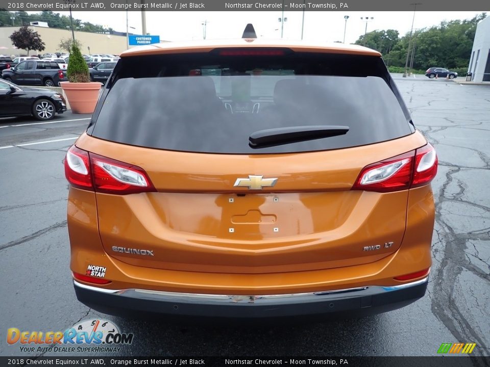 2018 Chevrolet Equinox LT AWD Orange Burst Metallic / Jet Black Photo #6