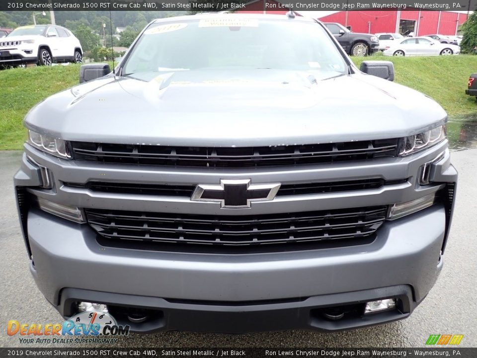 2019 Chevrolet Silverado 1500 RST Crew Cab 4WD Satin Steel Metallic / Jet Black Photo #8