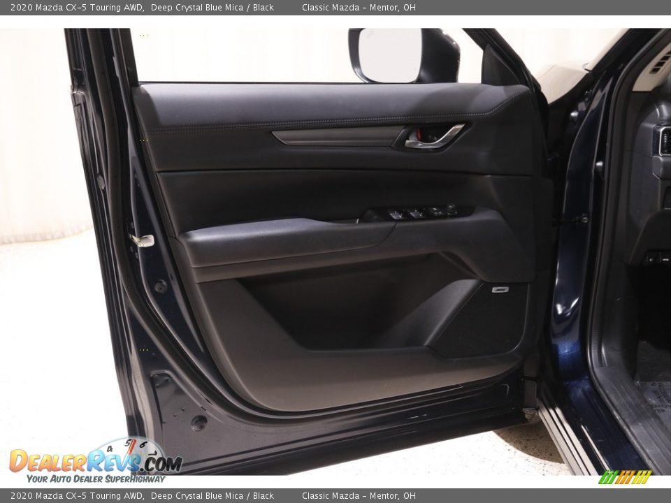 2020 Mazda CX-5 Touring AWD Deep Crystal Blue Mica / Black Photo #4