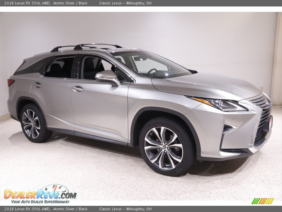 2018 Lexus RX 350L AWD Atomic Silver / Black Photo #1