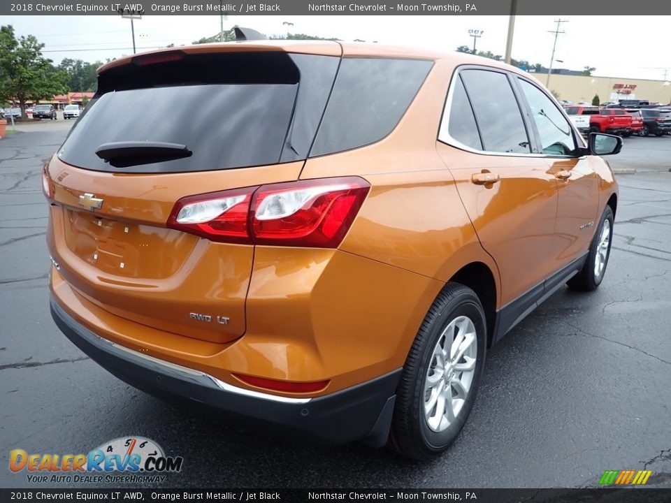 2018 Chevrolet Equinox LT AWD Orange Burst Metallic / Jet Black Photo #8