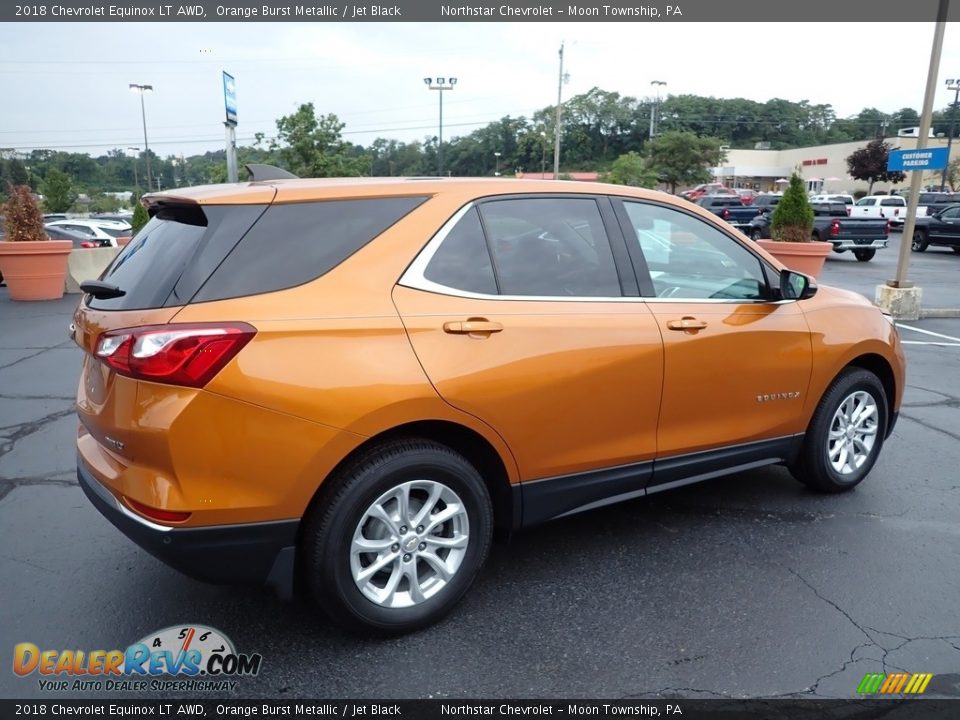 2018 Chevrolet Equinox LT AWD Orange Burst Metallic / Jet Black Photo #9