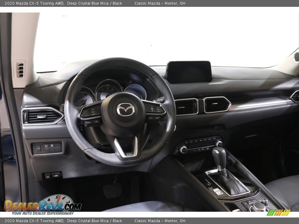 2020 Mazda CX-5 Touring AWD Deep Crystal Blue Mica / Black Photo #6