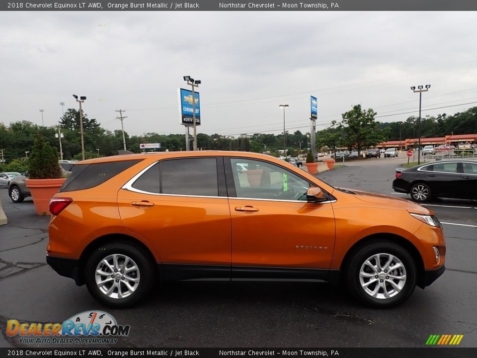 2018 Chevrolet Equinox LT AWD Orange Burst Metallic / Jet Black Photo #10