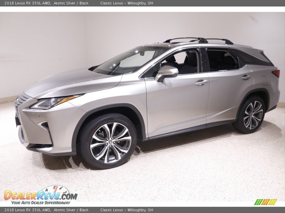 2018 Lexus RX 350L AWD Atomic Silver / Black Photo #3