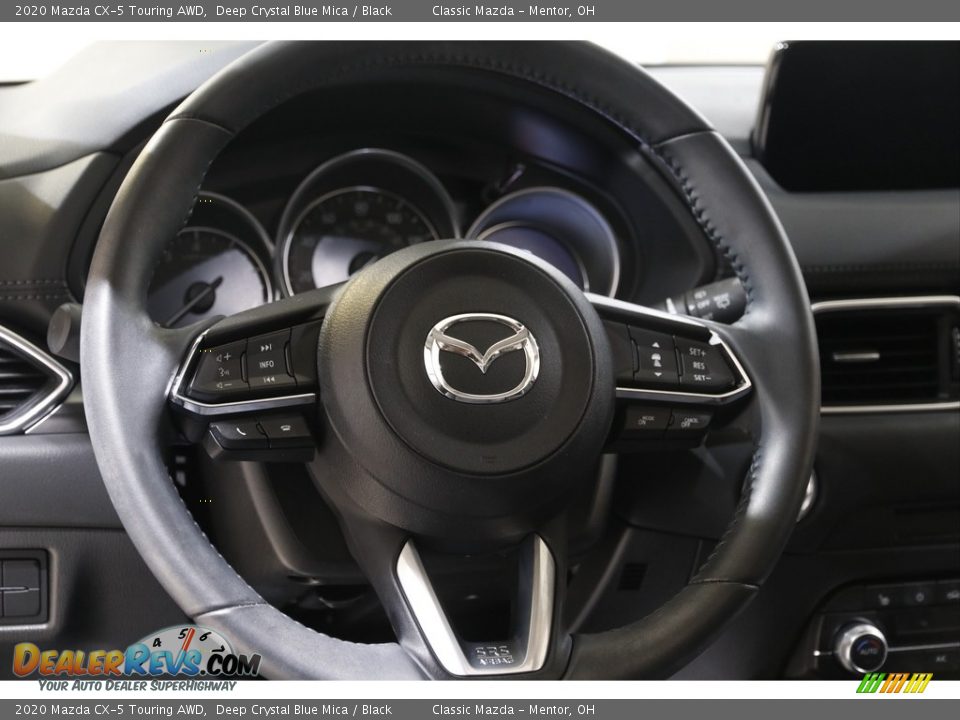 2020 Mazda CX-5 Touring AWD Deep Crystal Blue Mica / Black Photo #7
