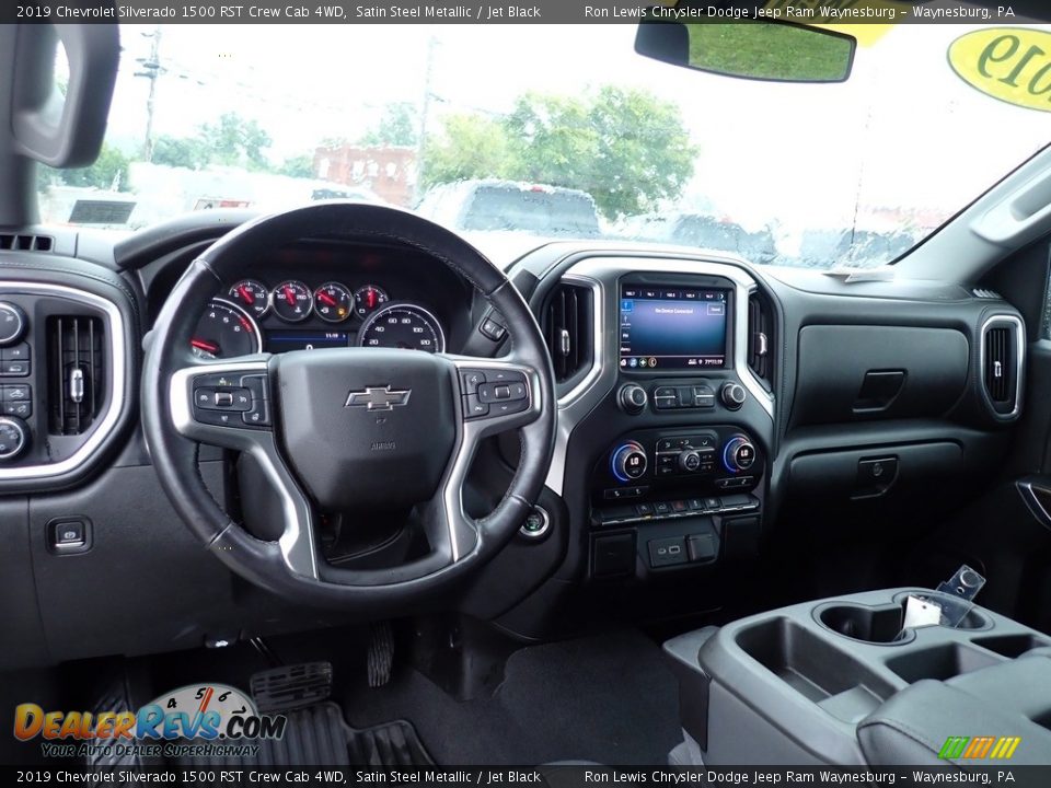 2019 Chevrolet Silverado 1500 RST Crew Cab 4WD Satin Steel Metallic / Jet Black Photo #12