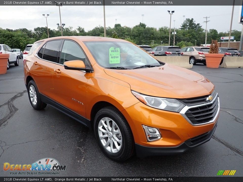 2018 Chevrolet Equinox LT AWD Orange Burst Metallic / Jet Black Photo #11