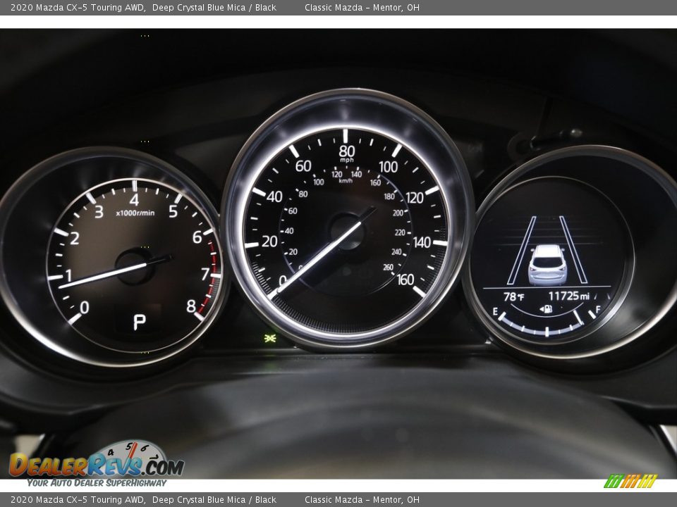 2020 Mazda CX-5 Touring AWD Deep Crystal Blue Mica / Black Photo #8