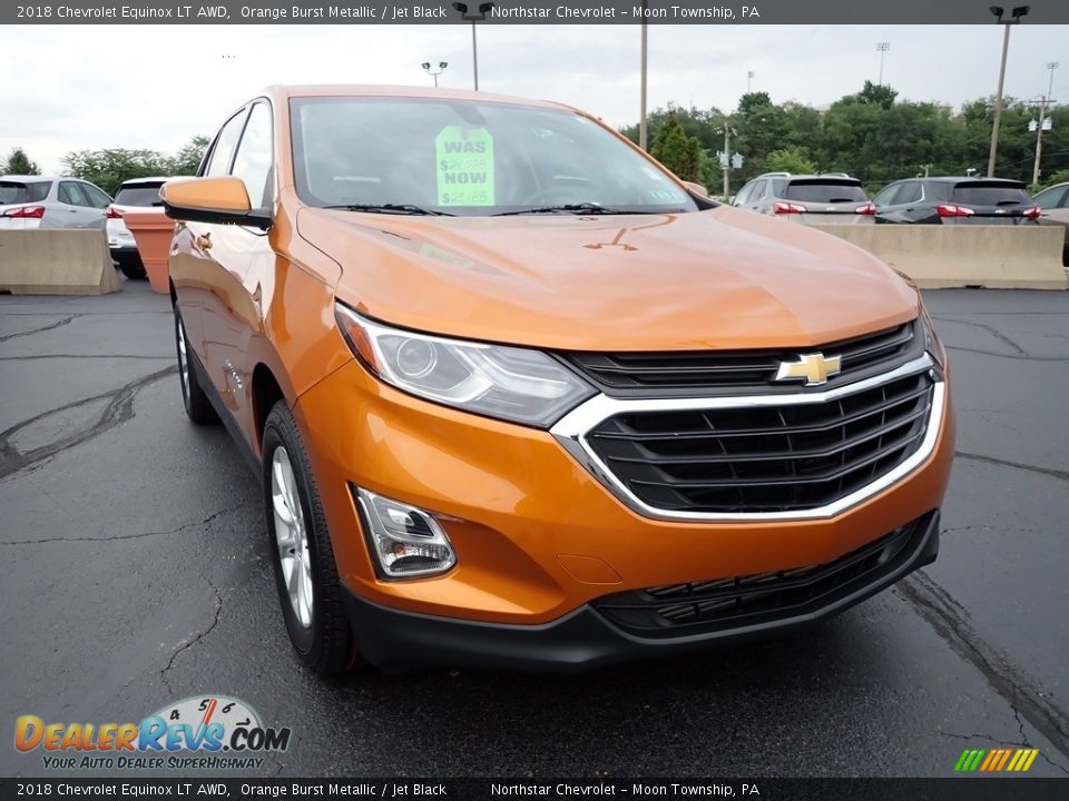 2018 Chevrolet Equinox LT AWD Orange Burst Metallic / Jet Black Photo #12