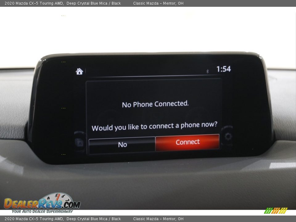 2020 Mazda CX-5 Touring AWD Deep Crystal Blue Mica / Black Photo #10