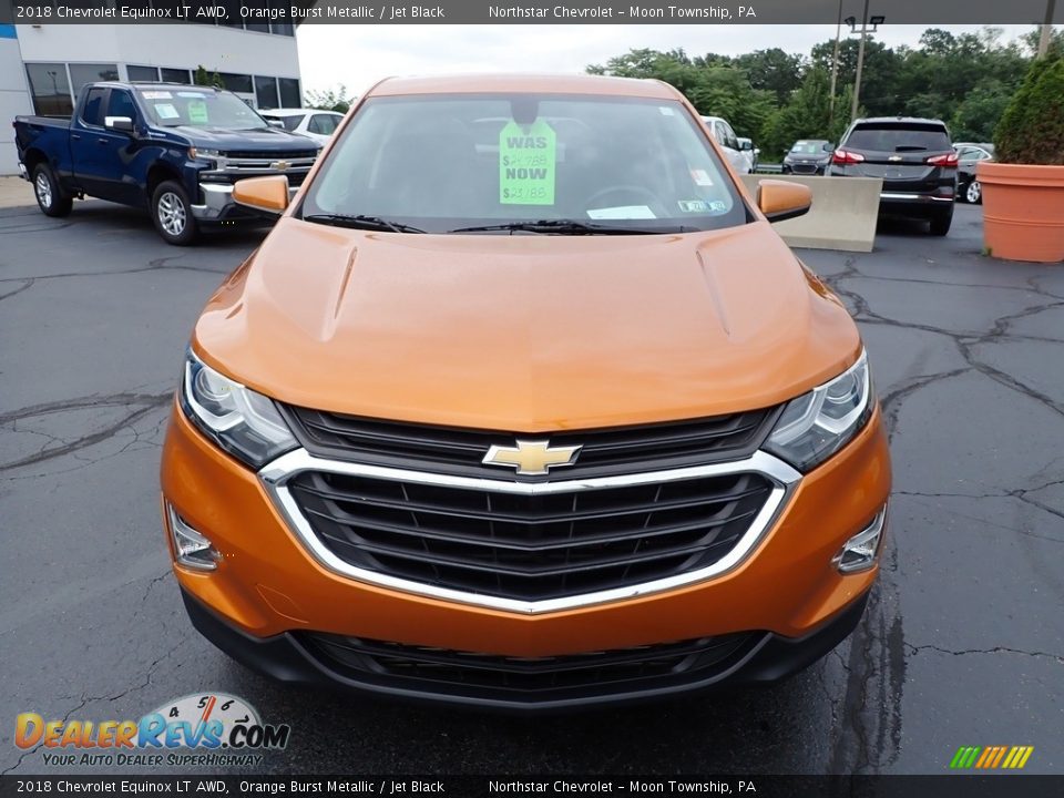 2018 Chevrolet Equinox LT AWD Orange Burst Metallic / Jet Black Photo #13