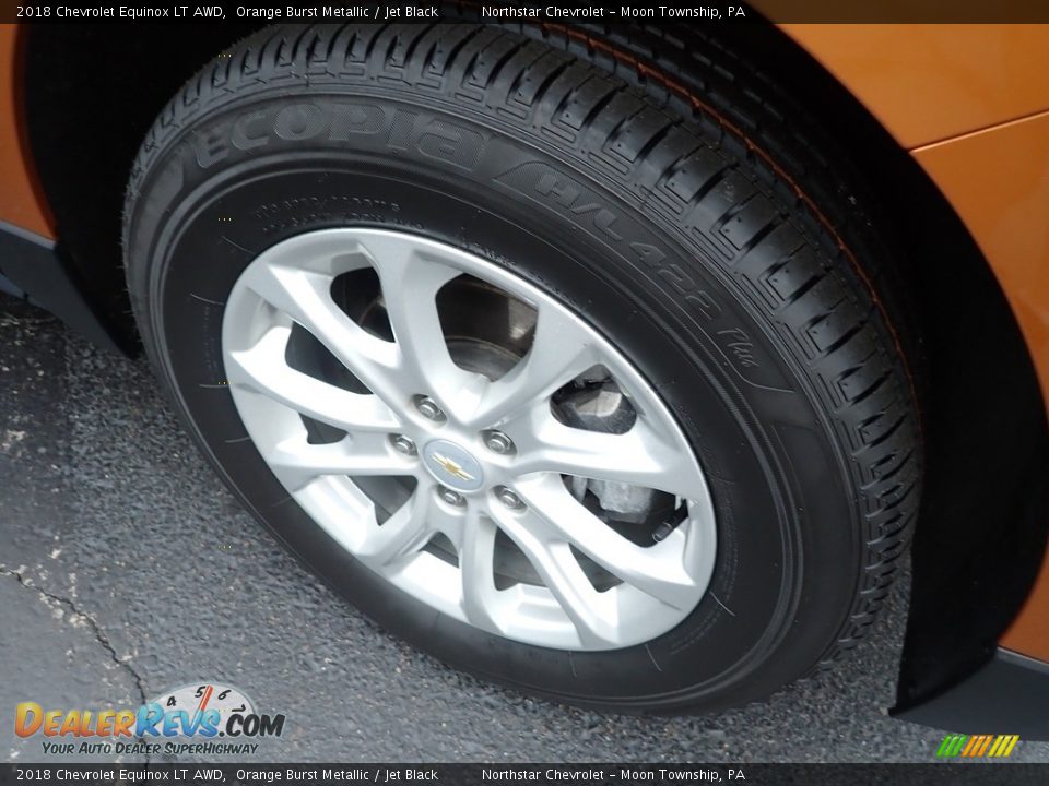 2018 Chevrolet Equinox LT AWD Orange Burst Metallic / Jet Black Photo #14