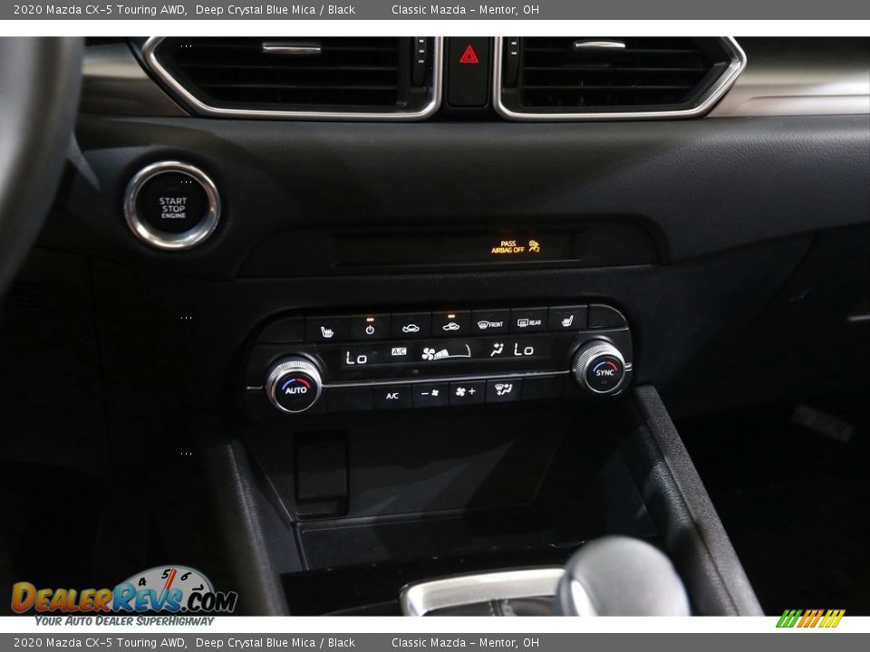 2020 Mazda CX-5 Touring AWD Deep Crystal Blue Mica / Black Photo #12