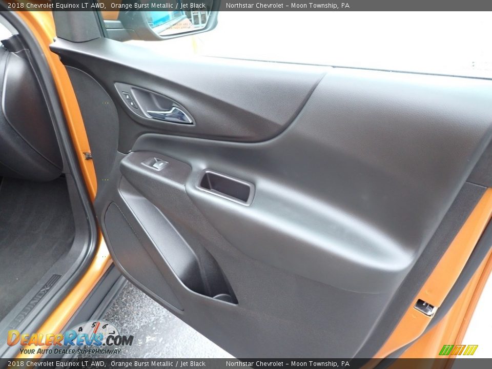2018 Chevrolet Equinox LT AWD Orange Burst Metallic / Jet Black Photo #17