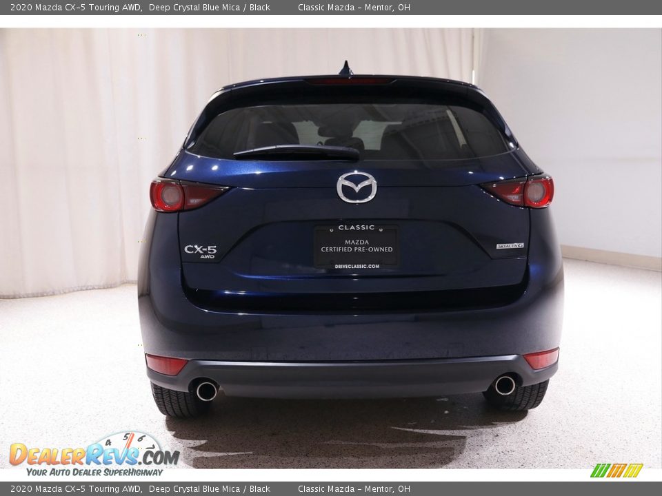 2020 Mazda CX-5 Touring AWD Deep Crystal Blue Mica / Black Photo #17