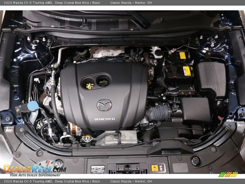 2020 Mazda CX-5 Touring AWD Deep Crystal Blue Mica / Black Photo #18