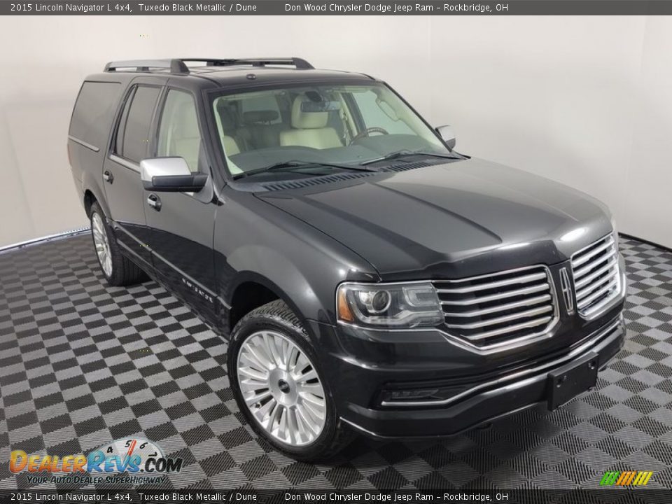 Tuxedo Black Metallic 2015 Lincoln Navigator L 4x4 Photo #6